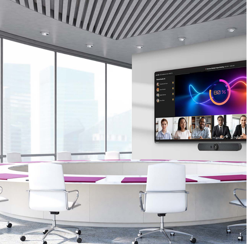 Meeting room display solutions for collaboration and conferencing
